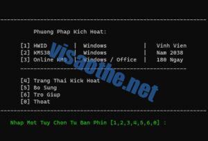 MAS 1.7 - Microsoft Activation Scripts 1.7 Việt hoá