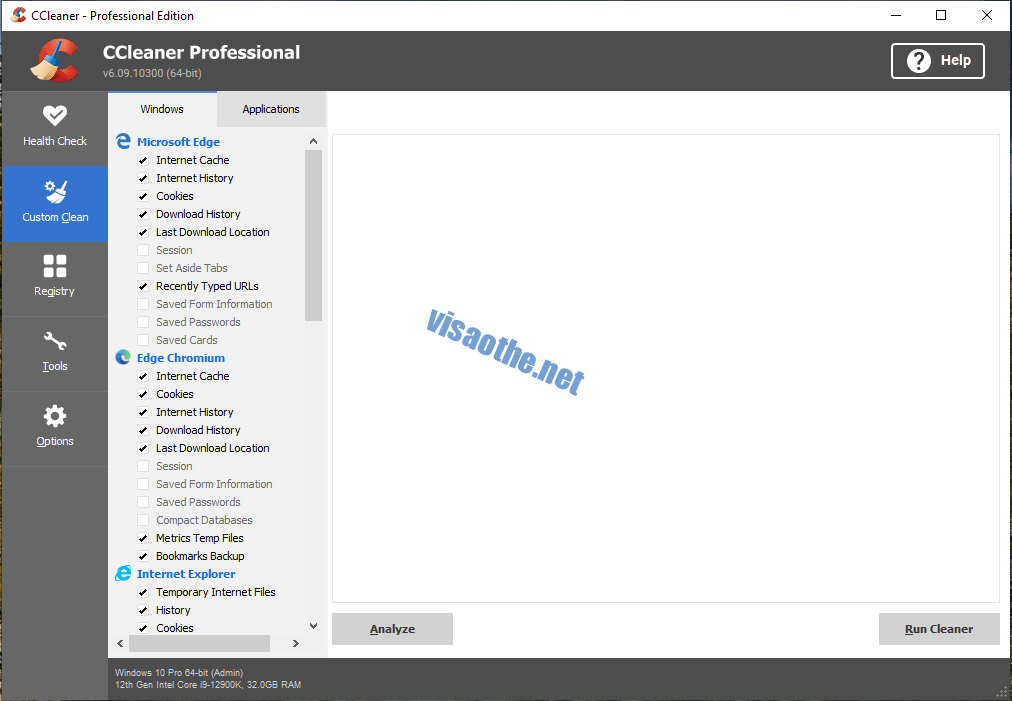 CCleaner Professional 6.13.10517 download the new version